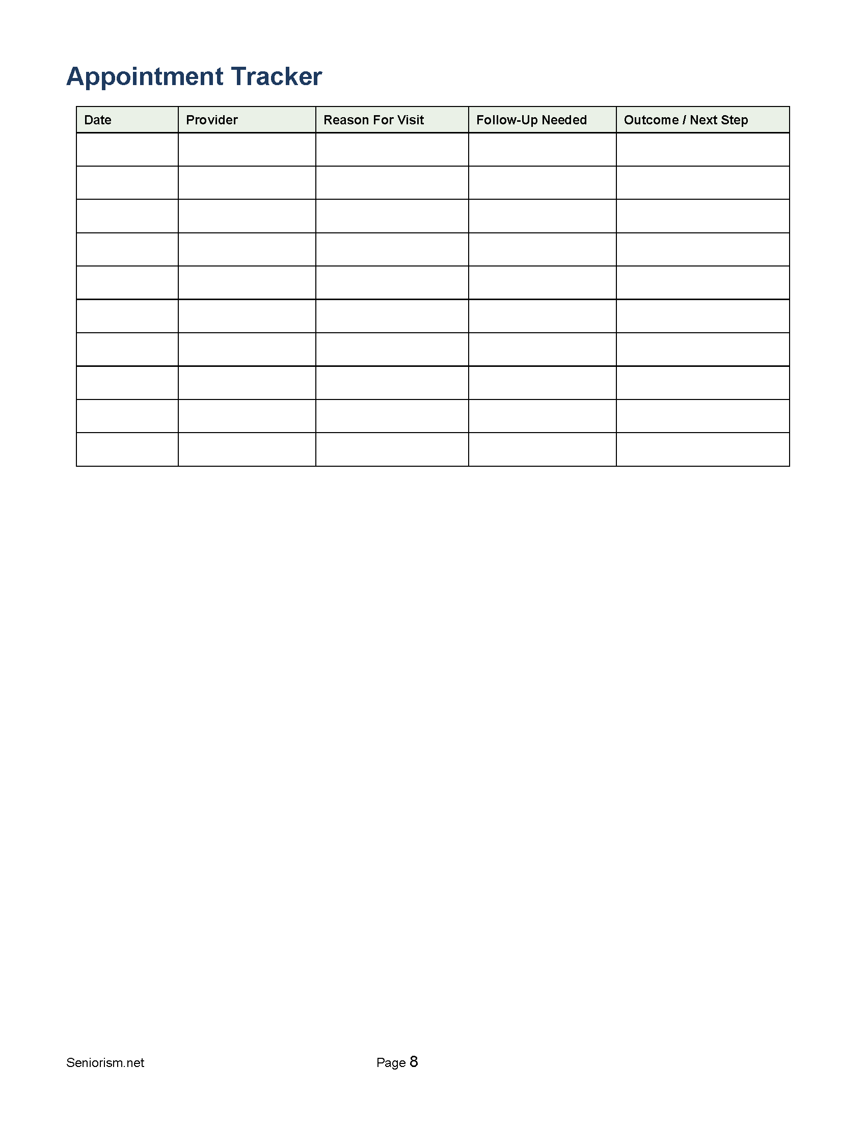 Family Caregiver Companion | Caregiving Organizer & Information Tracker | Instant Digital Download