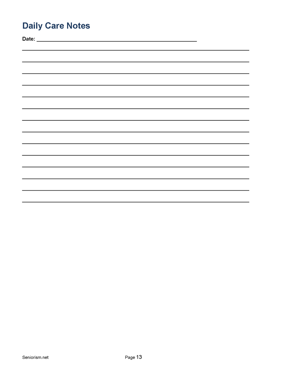 Family Caregiver Companion | Caregiving Organizer & Information Tracker | Instant Digital Download