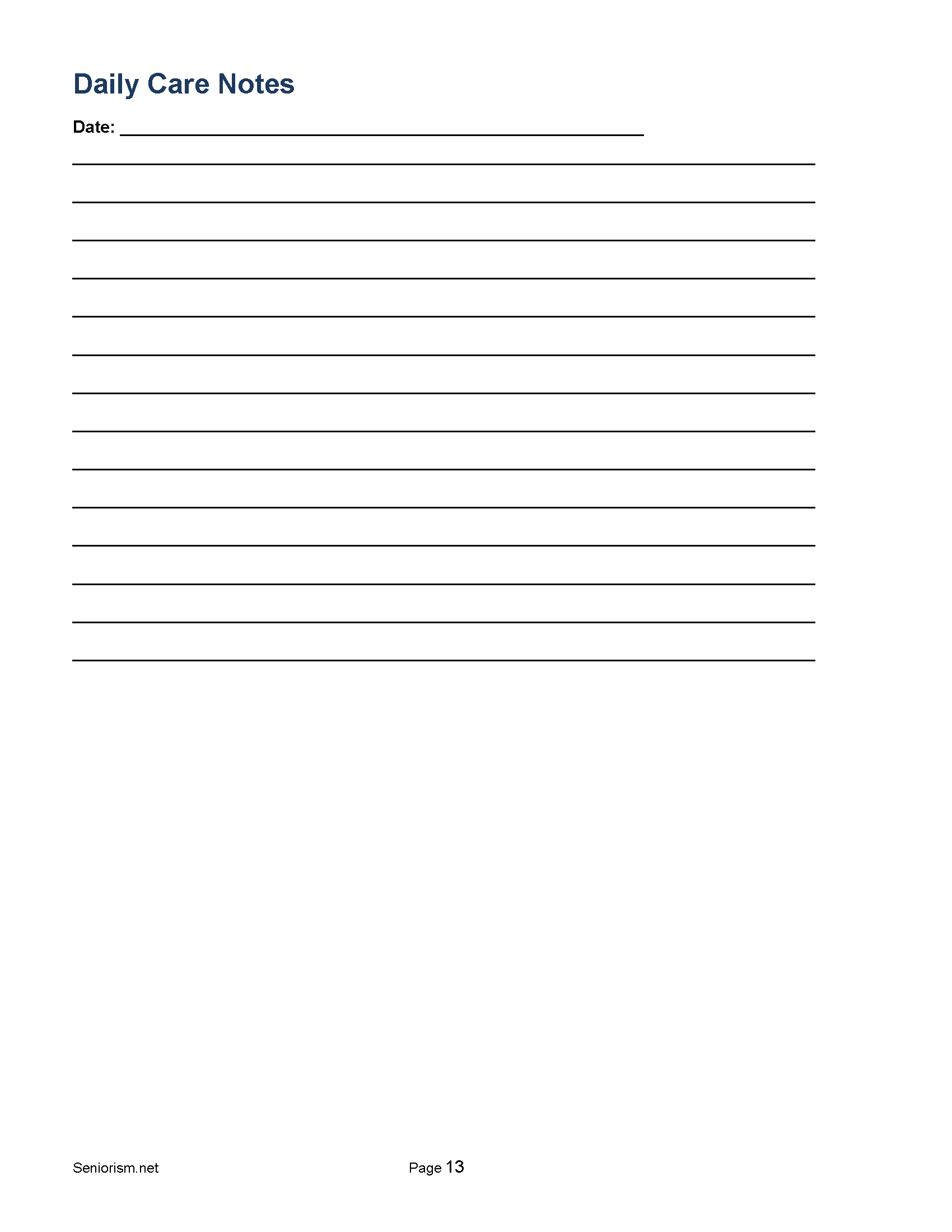 Family Caregiver Companion | Caregiving Organizer & Information Tracker | Instant Digital Download