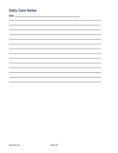 Family Caregiver Companion | Caregiving Organizer & Information Tracker | Instant Digital Download